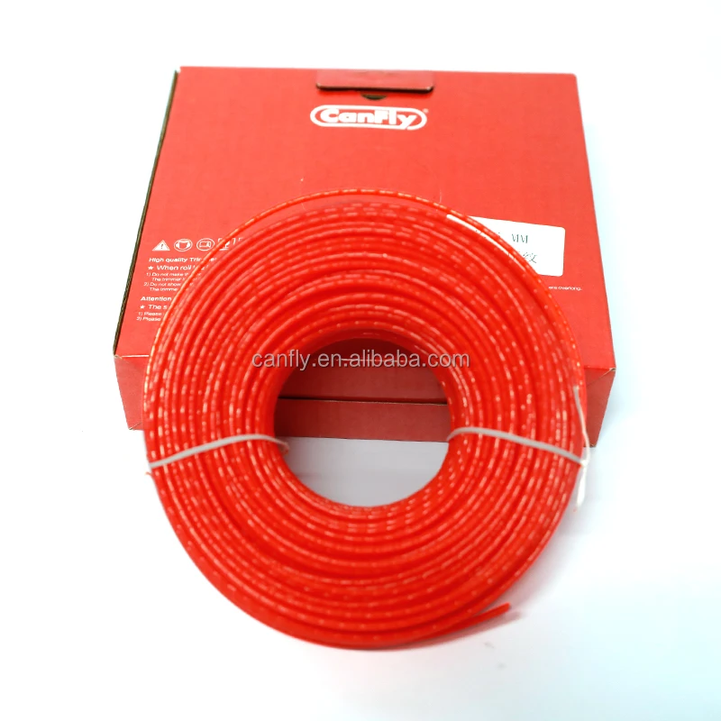 Canfly hot selling 2023 cheap price black trimmer head nylon trimmer line for grass cutter part