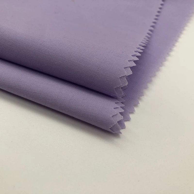 Accept custom order ow price 90%poly 10%cotton poplin plain dyed fabric for shirt