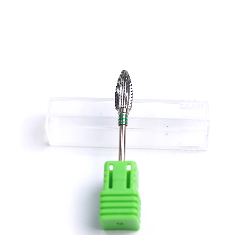 New Design Tungsten Oval Tornado Bit  Nail Drill bits for Electric manicure Safe to remove Uv gel polish