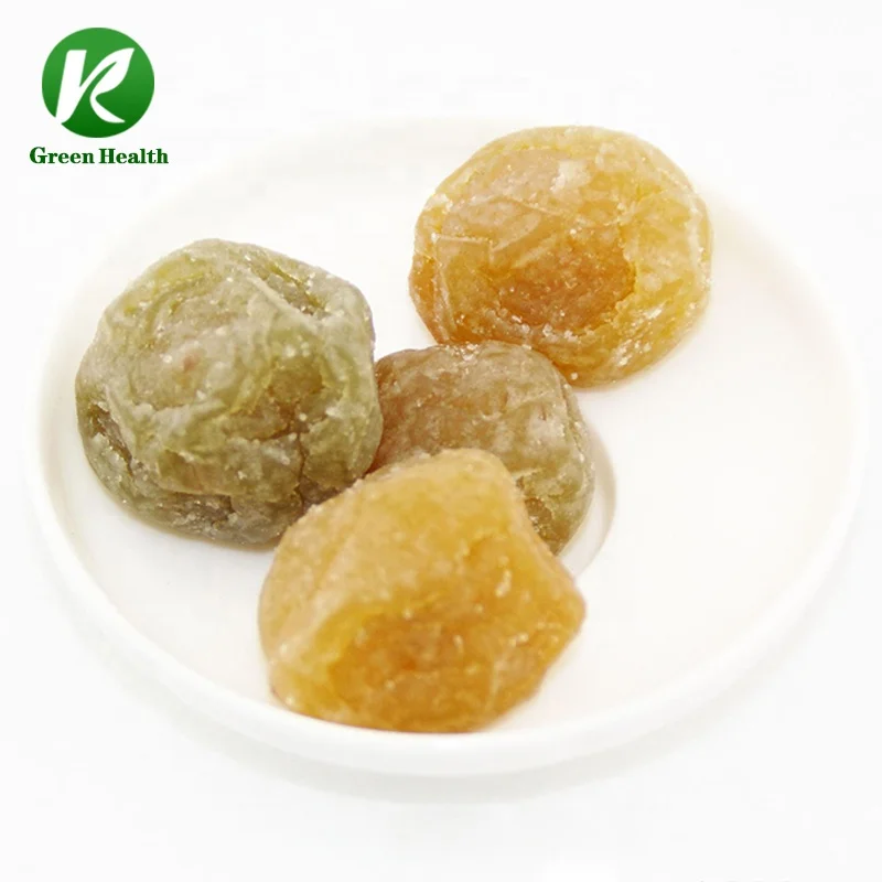 OEM/ODM Green Health Chinese Sour Dried Red Plum Brown Sugar enzyme plum