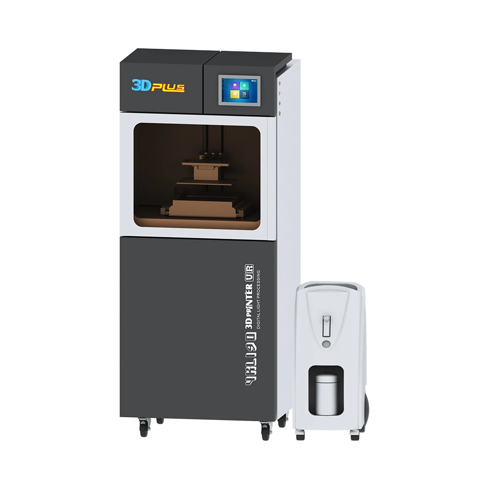 3D PLUS 2023 new tech 4K resolution High Quality large Industrial resin DLP 3D Printer for jewelry printing