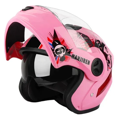 Wholesale Motorcycle Sport Motor Bike Digital Safety Printing Helmet Modular Helmet For Motor Cycle Black For Women