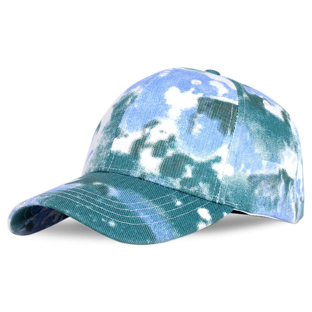 wholesale baseball cap cotton 6 panel tie-dye hats