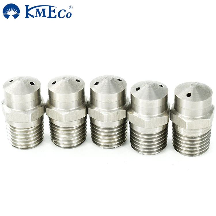 KMECO   0 Degree nozzle high pressure screw type spray tip nozzle cutting Cleaning nozzle