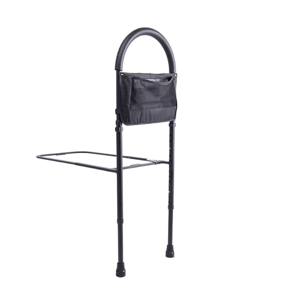 BQ706 fadjustable высота кровать предохранительный рельс с карманом для хранения пожилых опорная рейка слуховые аппараты дома Assist Ручка