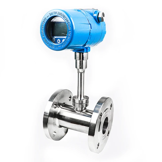 DN25-300 Gas thermal mass flow meter 4-20ma RS485 output 304 stainless steel air flow meter