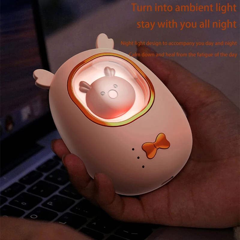 USB Rechargeable Electric Hands Heater Hand Warmer Winter Outdoor Traveling Hiking Mini Cute pet Use Heater