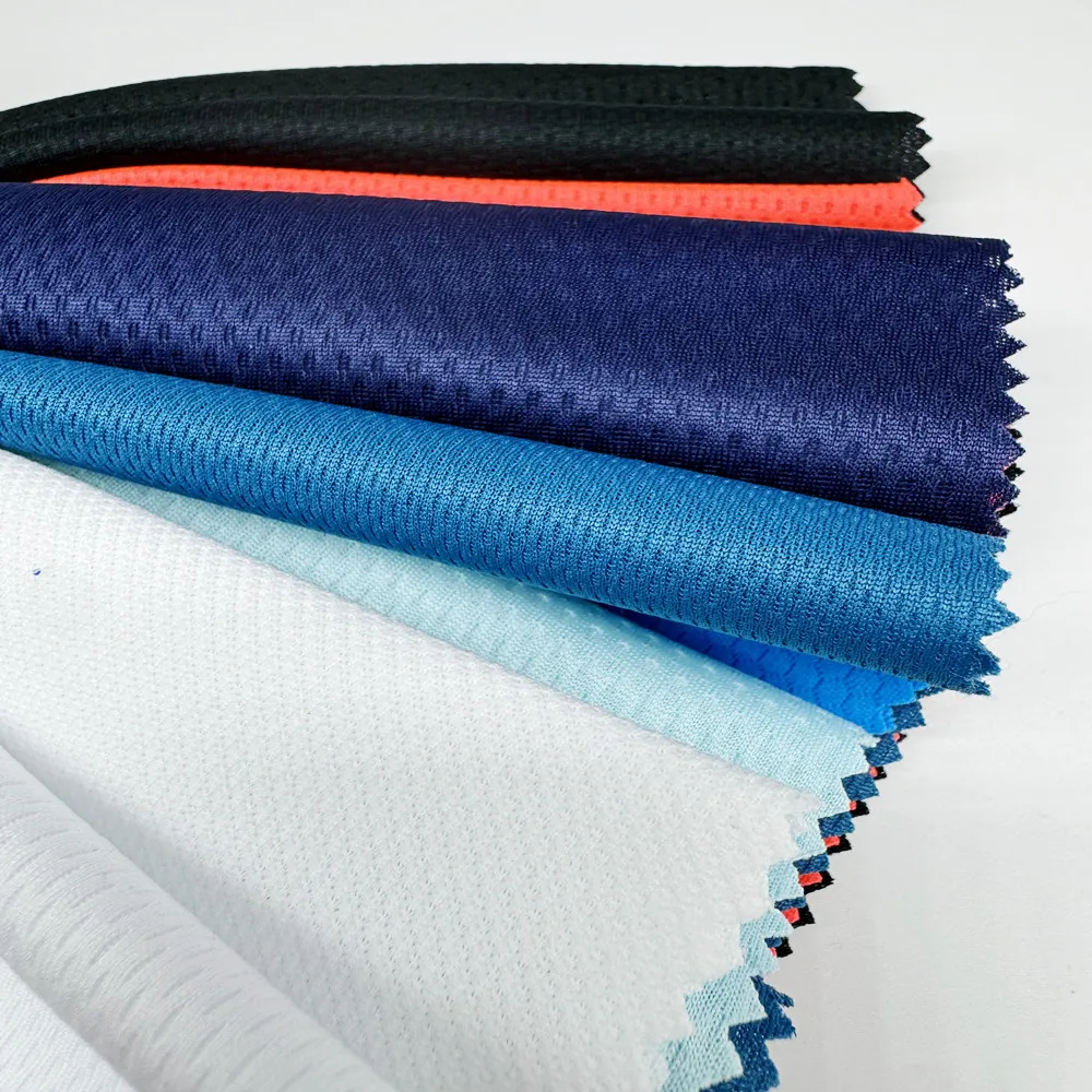 Dry Fit Knitted 100 Polyester Mesh For Sportswear