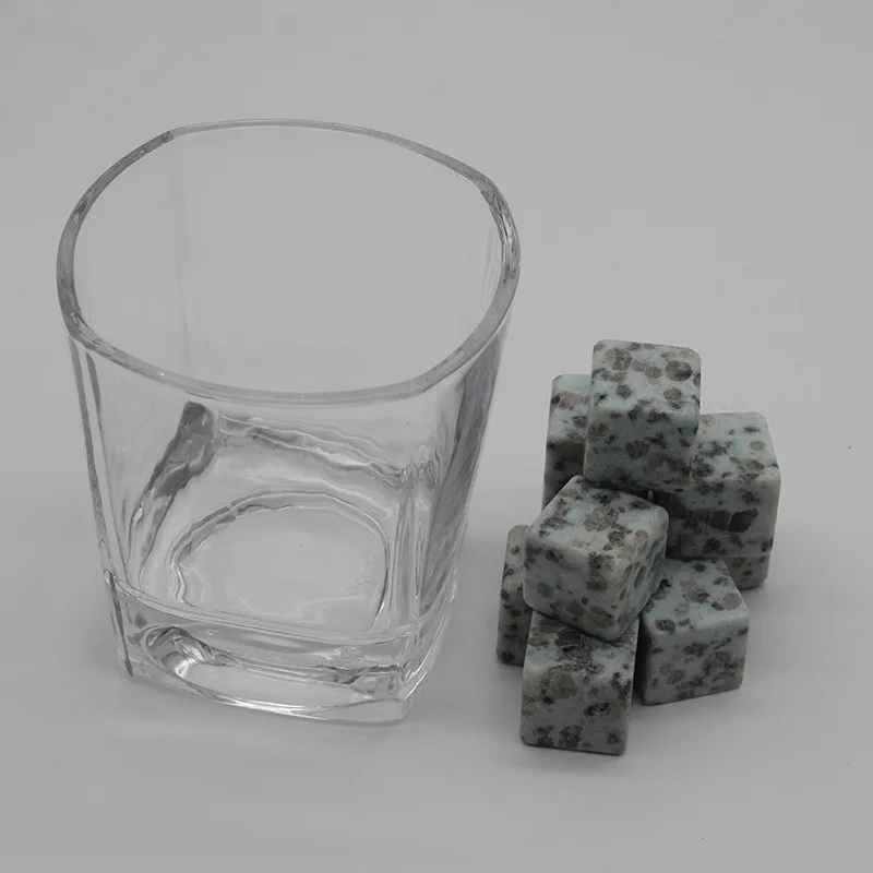 Whiskey Stones Manufacturer Combination Obsidian Gift Set BPA Free Chilling Whiskey Stone Stainless Steel Ice Cubes