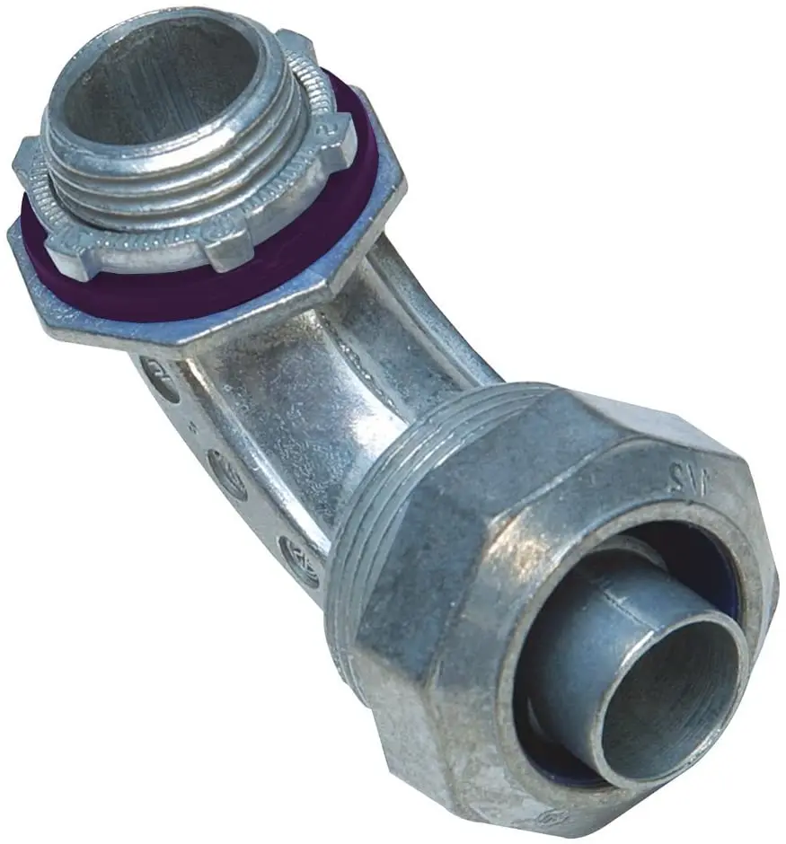Liquid Tight flexible conduit connectors use for water tight conduit