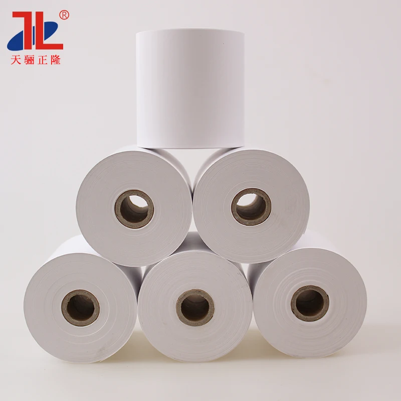 48g Blank 80mmx50M Thermal Paper roll Cash Register Paper roll customized size printer paper rolls Factory direct sale POS