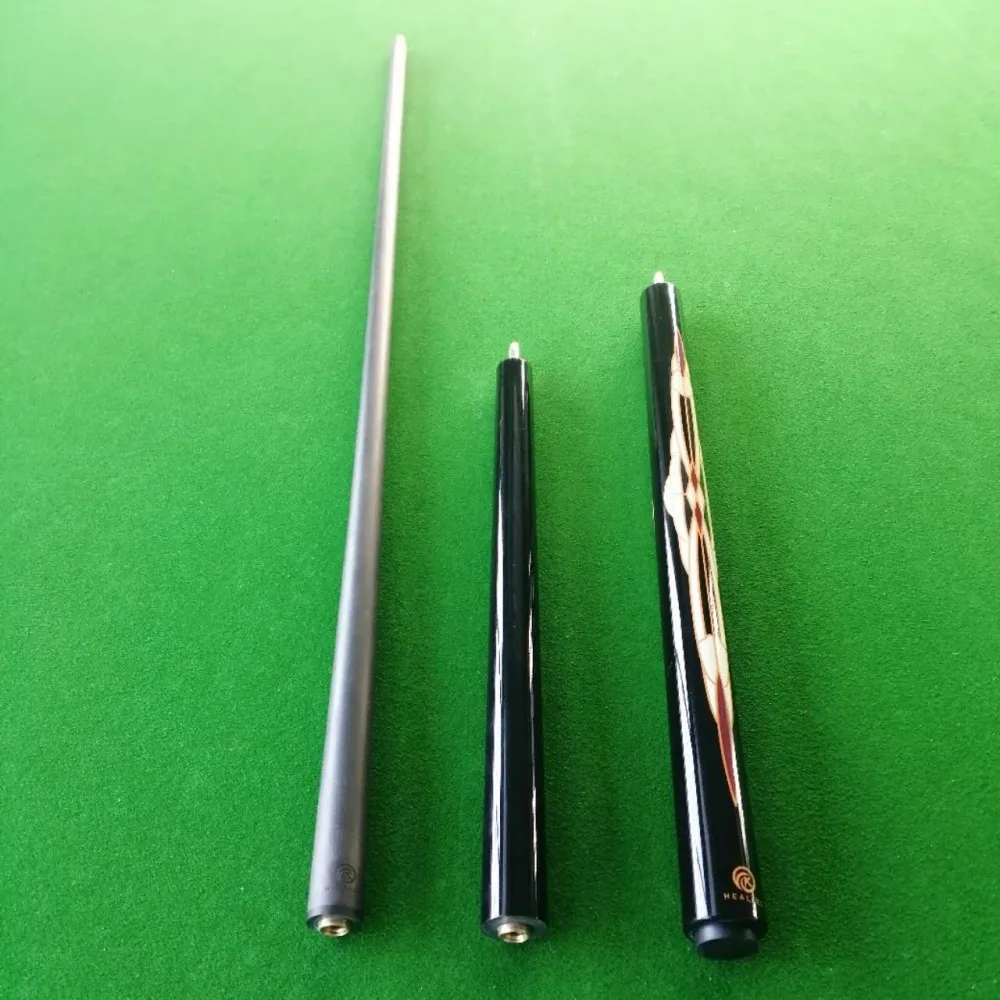 Black Technology 3-piece 100% Carbon Fiber Fibre Shaft Punch Jump Billiard Pool Cue Tip OD 12.9mm  OEM Customize Welcome