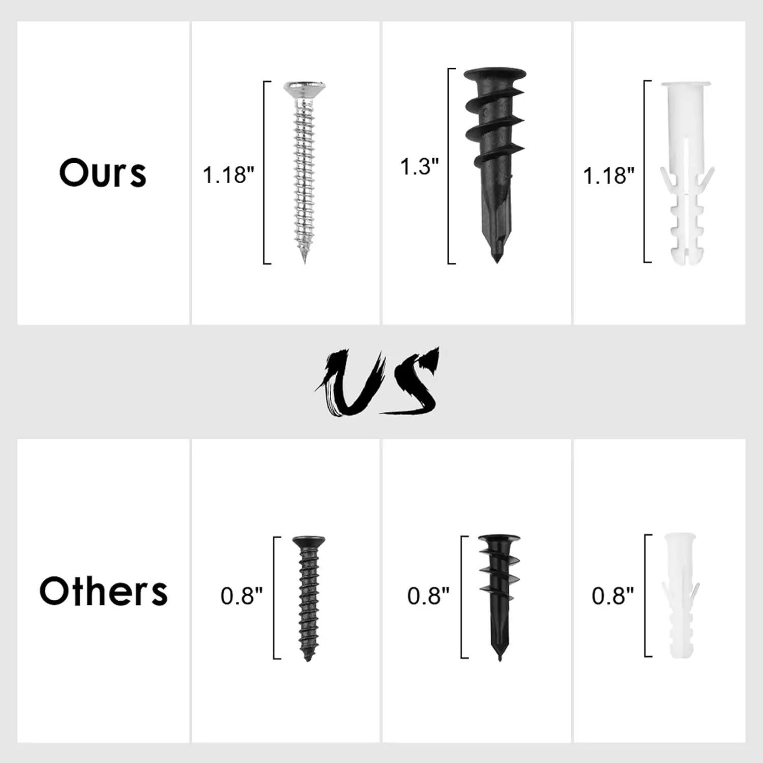 Utility Double Hooks 6 Pcs Steel Bucket Bracket Non-Slip Rubber Tool Hooks for Bulk Items, Bicycles