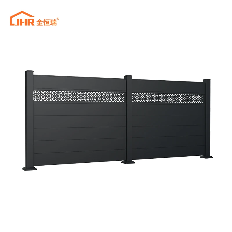 JHR Fence Trellis Aluminum Profiles Garden Fence Eco-friendly Fencing, Trellises Farm Iron Metal Powder Coating Modern