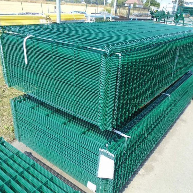 High quality pvc coated 3D curved welded wire mesh fence 3d welded galvanized fence panel
