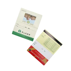 School Supplies Digital Customized Packaging And Logo & Product Paper Paperboard Printing Passbook