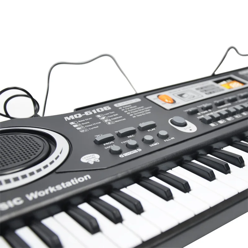 61-key multifunctional rechargeable piano keyboard toy toys wholesale musical instrument kids pianos for sale