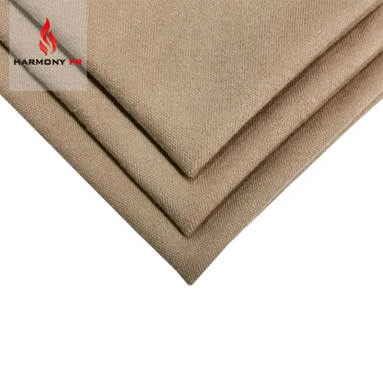 240gsm 100% хлопок кирпечей из глины огнеупорные трикотажного полотна