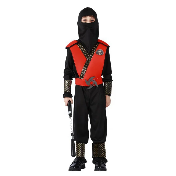 Kids Anime Costume Halloween Cosplay Masked Costume Anime Boy Ninja Costume