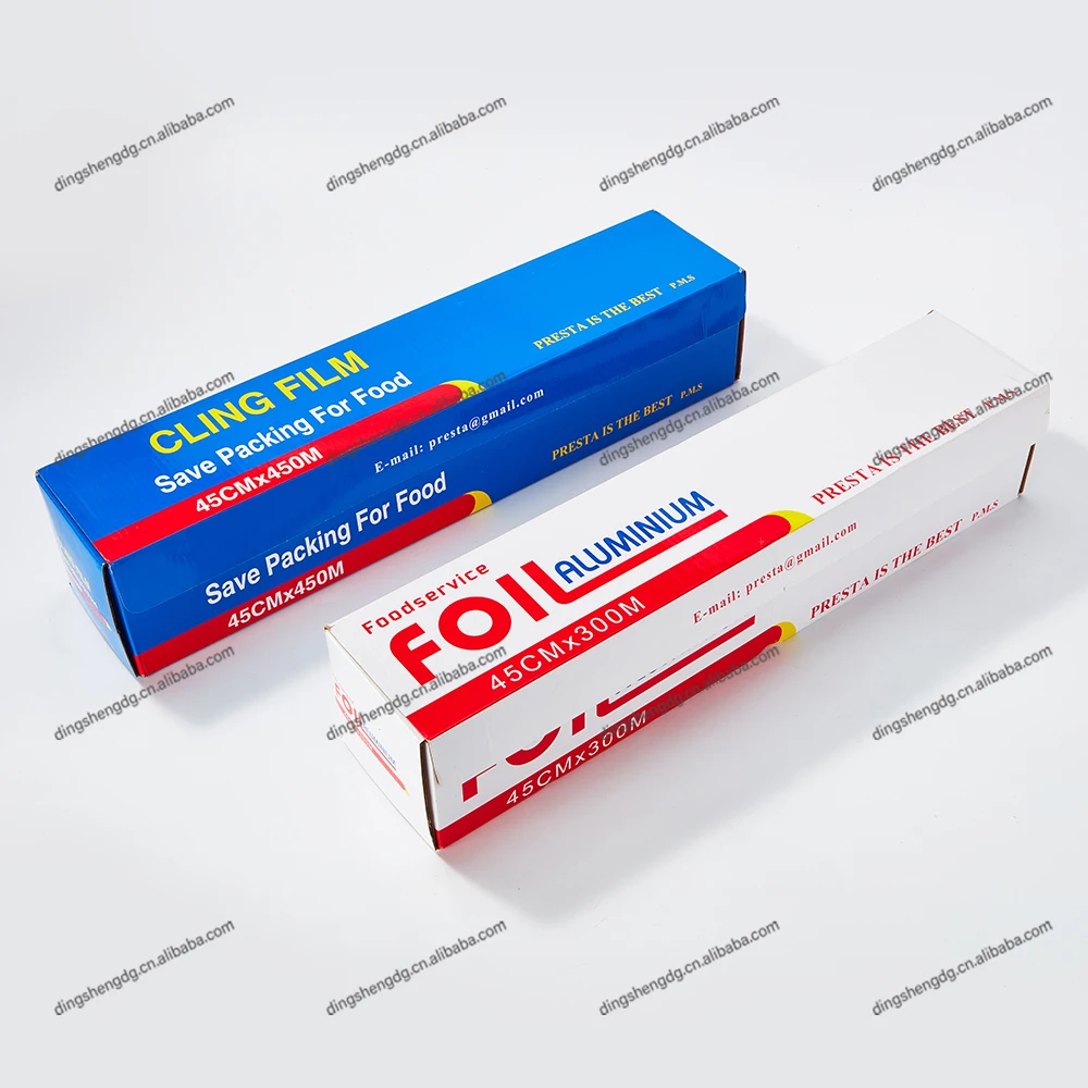 Food Grade Kitchen Aluminium Foil Tinfoil Paper Roll Aluminum Foil Roll For Food Packaging