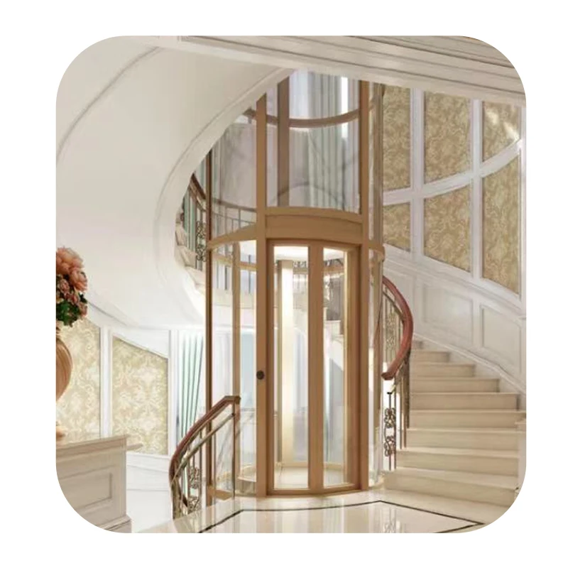 Hongyue Small Sightseeing Elevators, Home Elevators, Luxury Villa Elevators