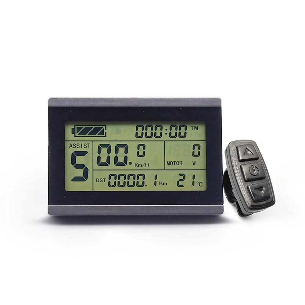 Контроллер KT 36v 48v 25A LCD3 дроссельная заслонка 8 магнитов Запчасти и аксессуары для электрического велосипеда 750w