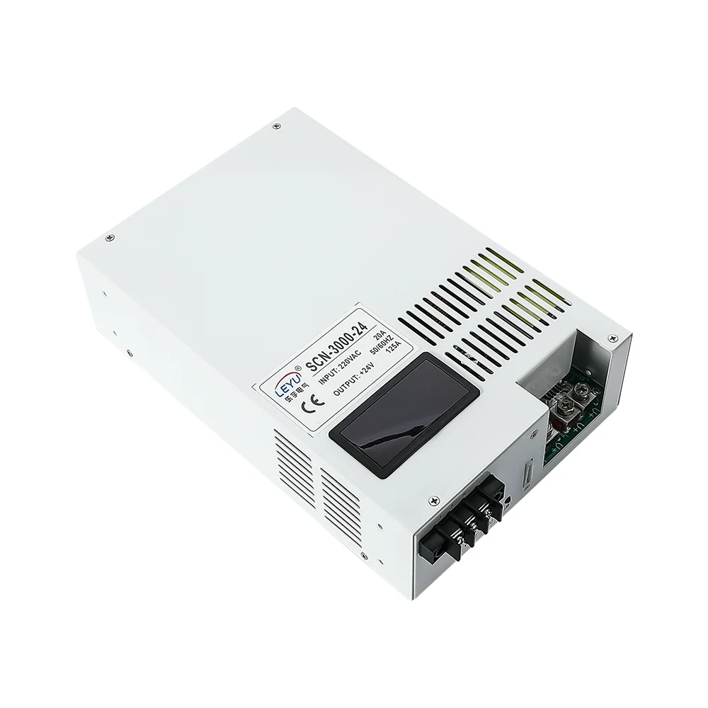 Power supply with display 3000W 12v 24v 36v 48v adjustable output voltage single output switching power supply