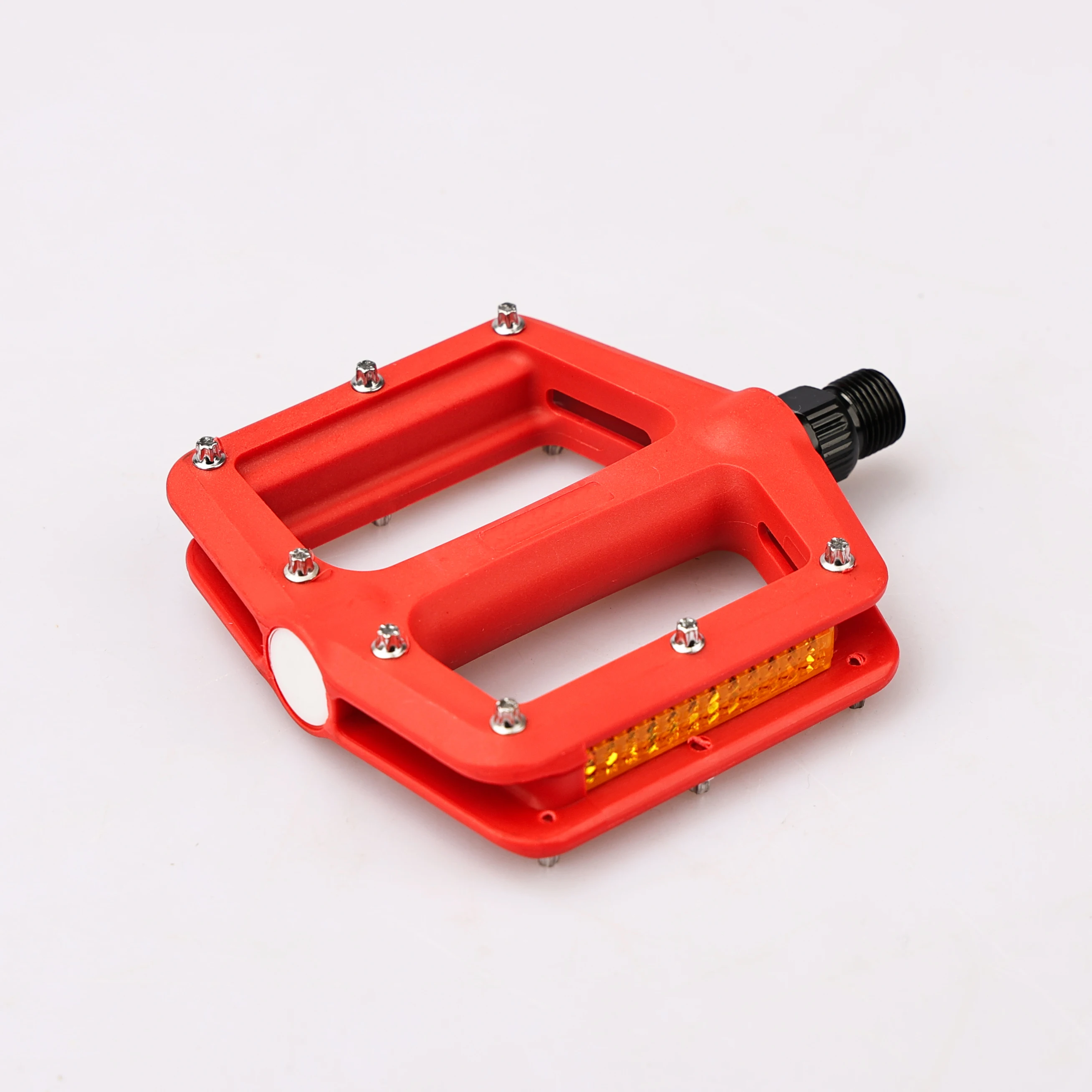 Mountain Bike Pedal Nylon Fiber Non-Slip 9/16 or 1/2 Inch wide Bicycle Platform Flat Pedals DU188X