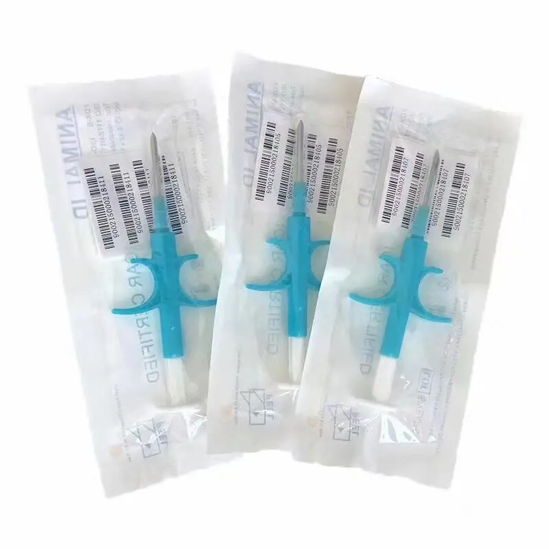 Factory supply 134.2khz ISO 11784 Implantable pet microchips The small size of 1.4*8mm microchip with 134.2khz EM4305 chip