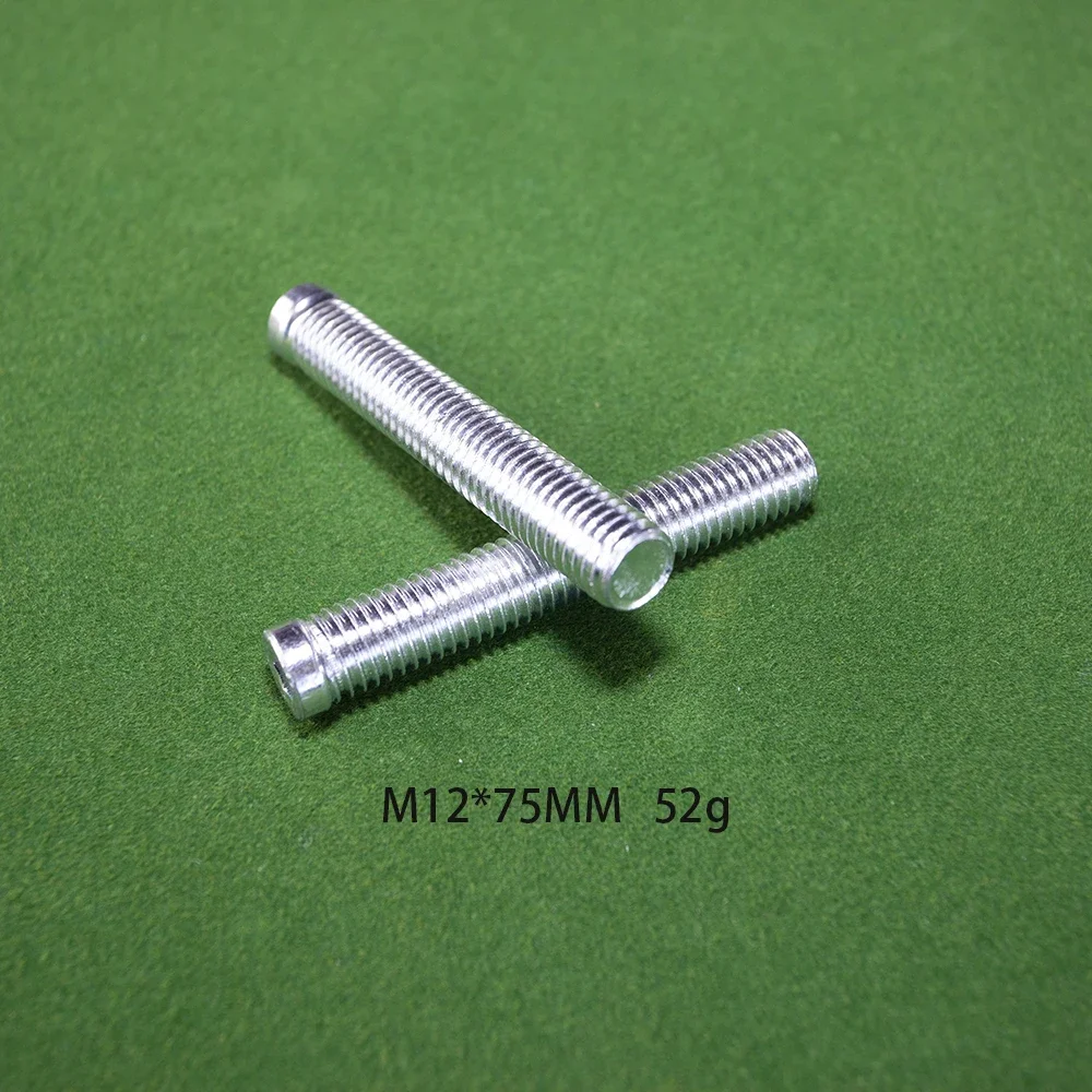 Billiards cues Counterweight Bolts Iron Galvanized System M12-1.75  35G 52G 70G 87G 105G 120G 138G pool cue weight bolts