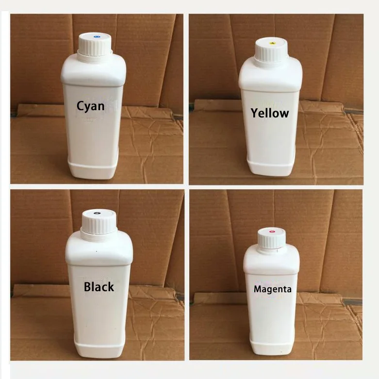 Best Quality Dtf Ink CMYK & White Pigment Ink Water Based Textile Ink for Dtf Direct to Garment Printer