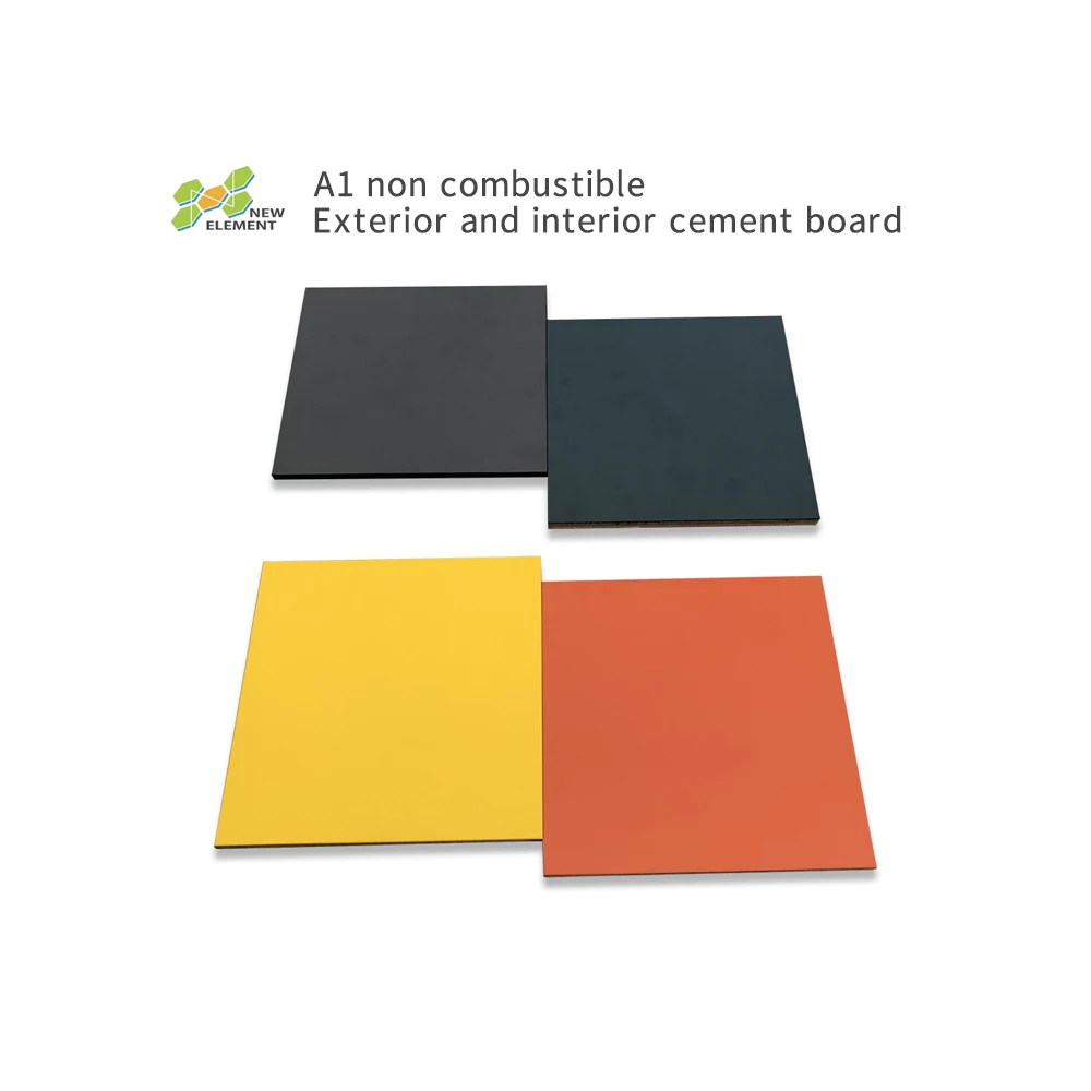 New Design Fiber Cement Board Outdoor Exterior  Facade Fire Rated High-Rise High Quality Building Wall Board