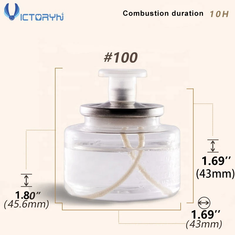 Wholesale 10H Burning Time Odorless No Smoke Liquid Candle Birthday Candle
