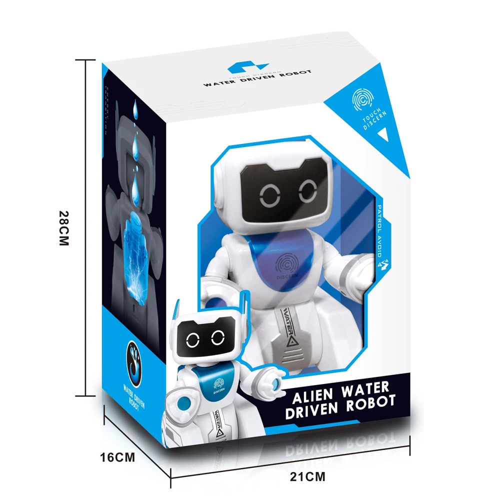 Tego New Hot Intelligent Water Driven Electronic Toy RC Robot Touch Sensor Plastic Remote Control Toy Robot For Boy