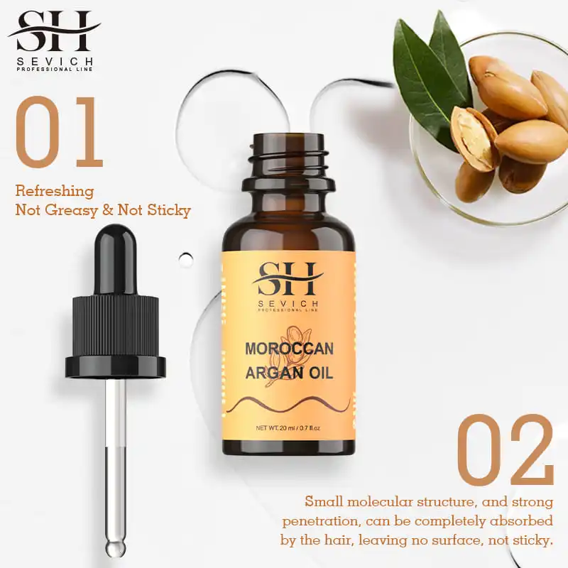 Pure Organic Argan Oil 3 In 1 Vegan Private Label Castor Oil Create Beautiful Hair  Hair Growth Hair Essential Oil