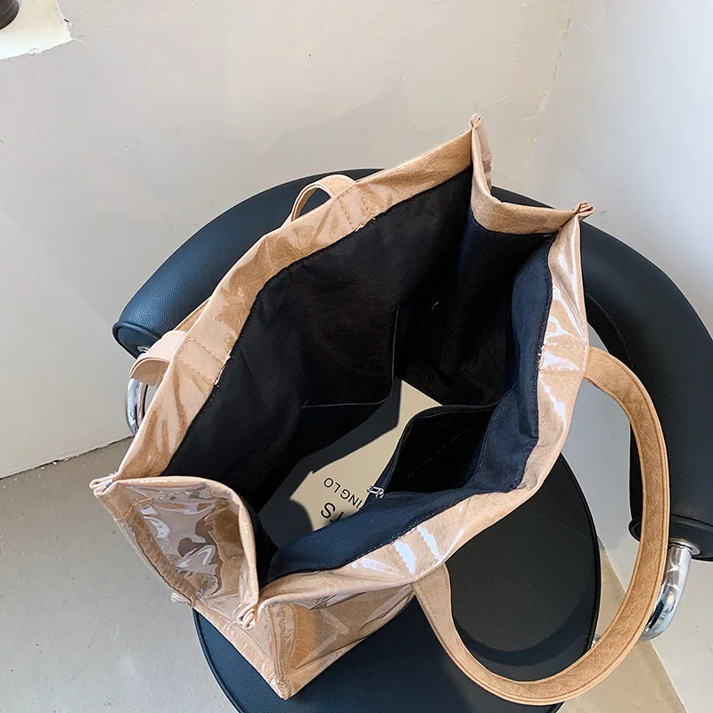 New fashion kraft paper handbag retro manufacturer wholesale custom kraft bag