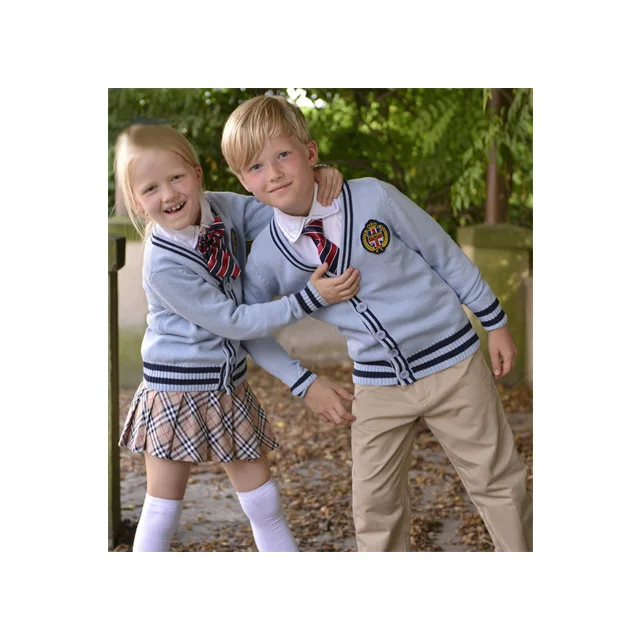 
latest western style viscose sweater primary kindergarten school kids uniforms 