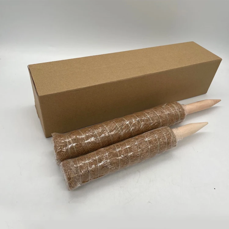 Garden Plant Support 10PCS Kit Stackable Climbing Thicken Coco Totem Stick Moss Pole