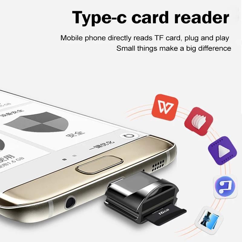 Universal Type-c Card Reader usb3.0 sd card tf card Multifunctional converter USB C adapter For Camera Laptop Pc
