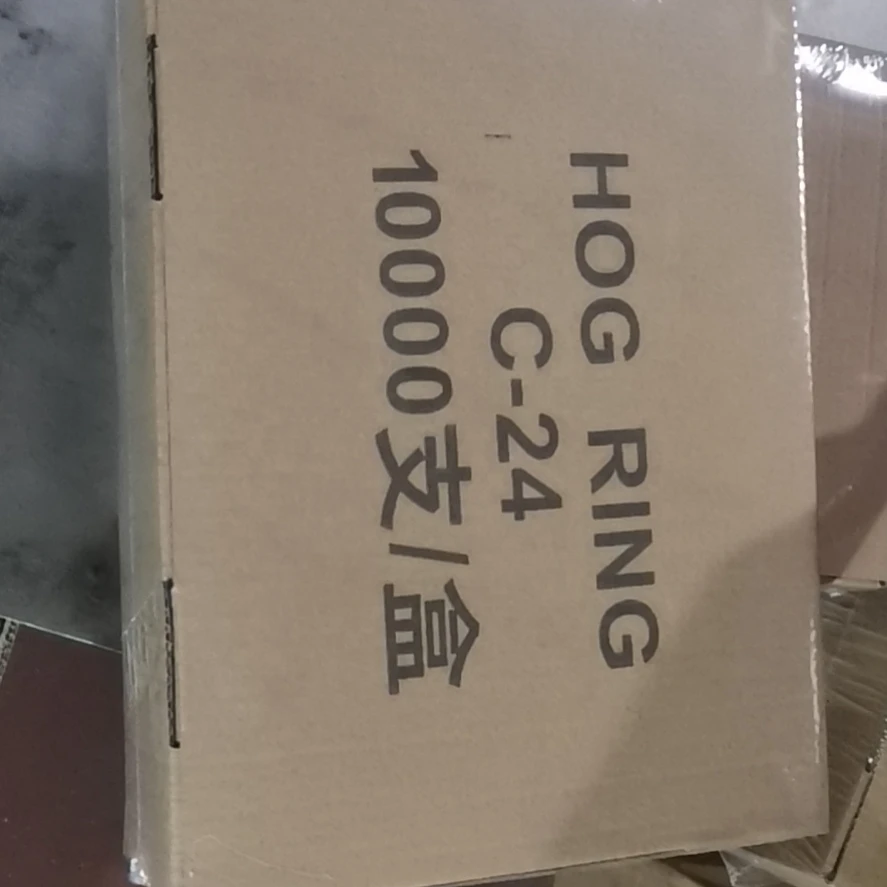 Galvanized Fixing C Ring Nail Hog ring Staples fastener edge clip staple nail