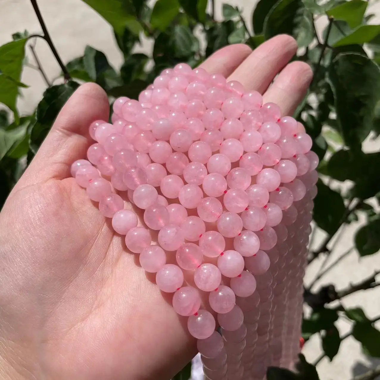 4/6/8/10/12mm natural crystal bracelets Jewelry Necklace  Making Round beads Natural Crystals Healing Real Stones Bead