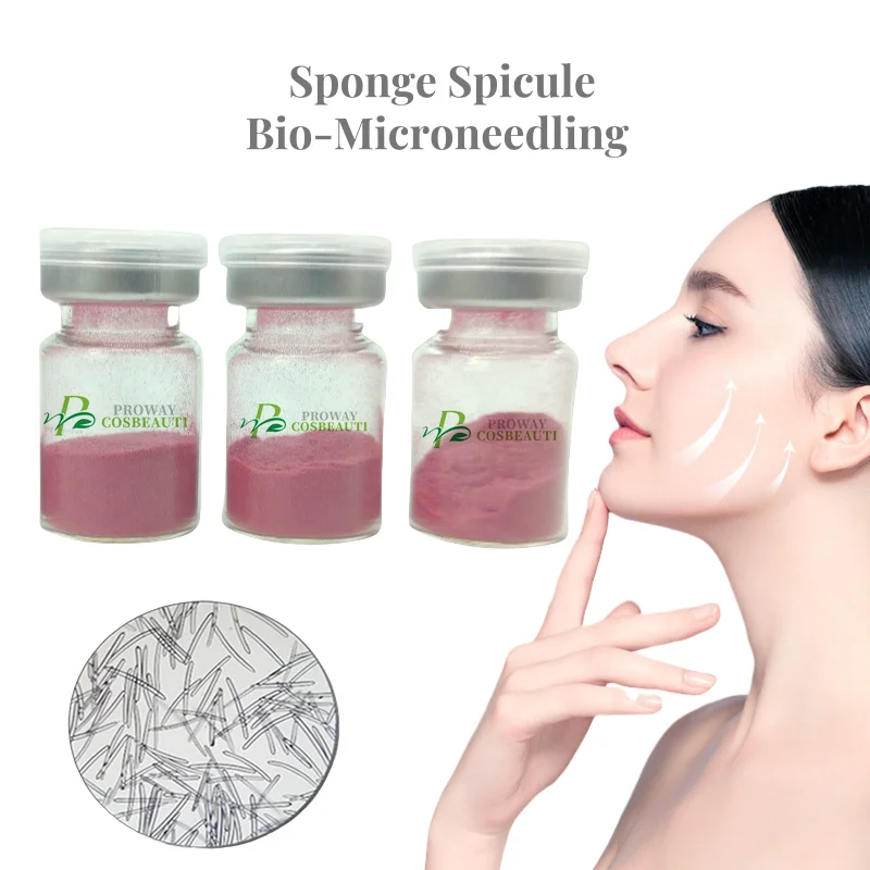 High Quality ance scars dull yellow reduce blackhead skin renew biomicroneedling sponge algae peeling