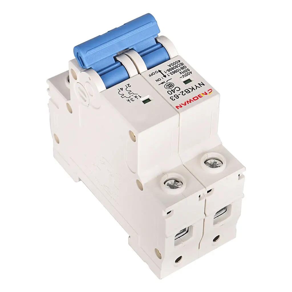 Double 12 Carnival DZ47-63 4 Pole 63a 230/400v  1p 2p 3p 4p Manufacturers Circuit BreakerMiniature Air Circuit Breaker