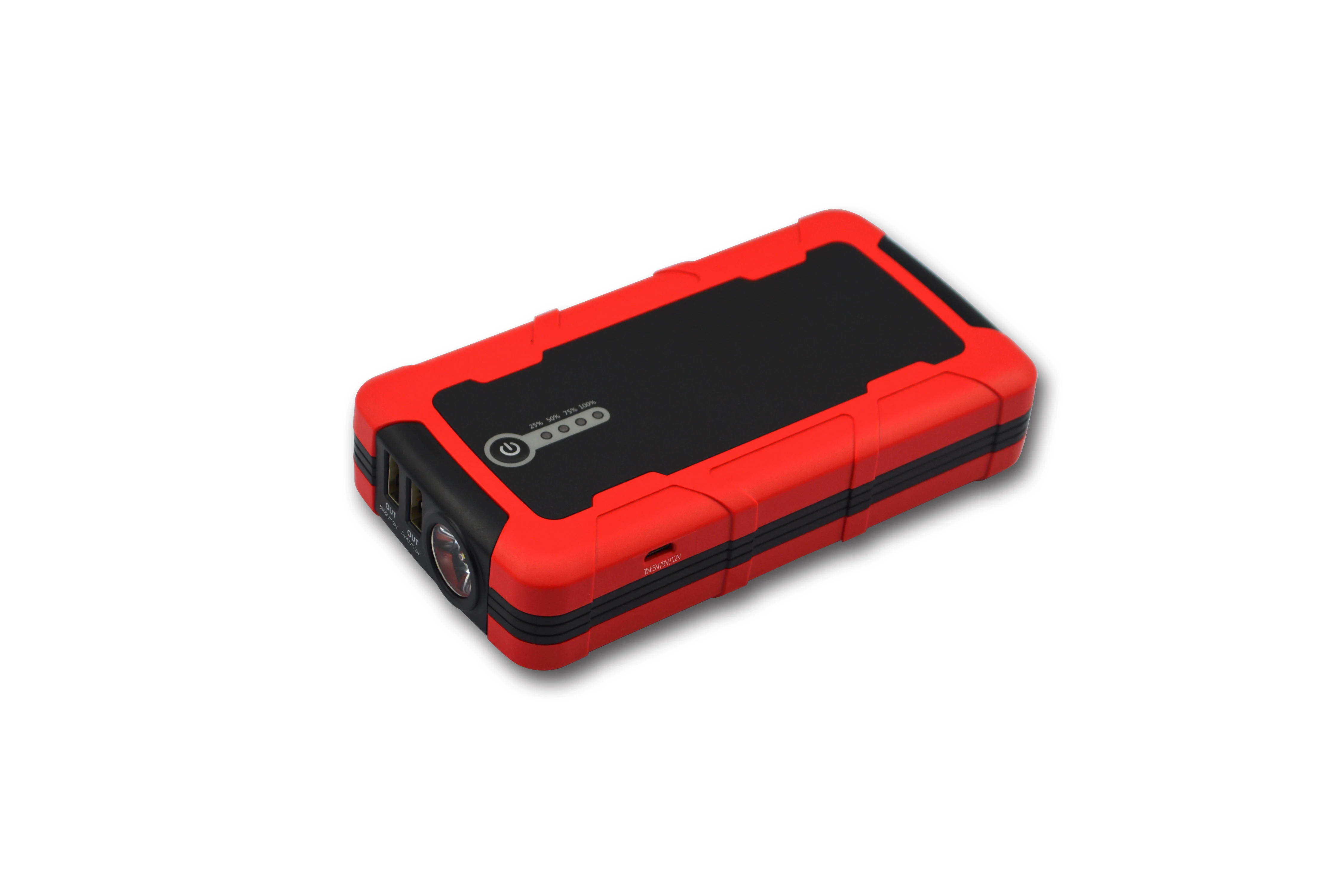 CARKU новых транспортных средств, аварийные инструменты мощности Дополнительный внешний аккумулятор для заводки автомобиля 13000 мАч с двух портов для быстрой зарядки 5V/2.4A, 9В/2A,12V/1.5A