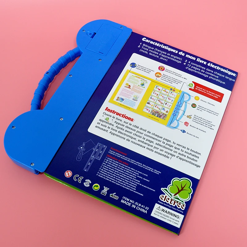 Best Talk Book Supplies Children Intelligent Learning Machine French Learning Materials For 1 Year Old Talking Book