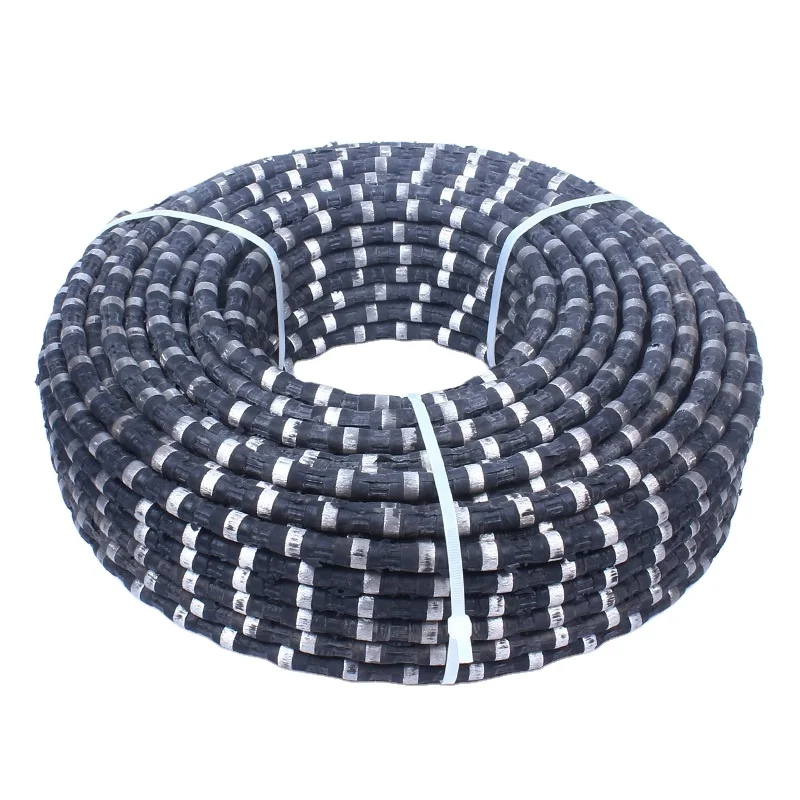 
china wholesale price 11.5mm diamond wire saw cutting rope for granite quarry stone cutting 