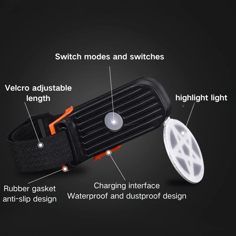 Bicycle dripping tail light waterproof charging seat tube mounting bicycle accessories LED tail light USB LED bicycle tail light