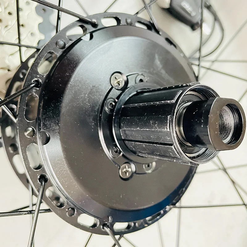 China Rear Geared Hub Motor Kit Black Pasola Kit 250 Watt Thru-Axle 142*12 Dropout Wheel Motor Conversion Kit For Electric Bike