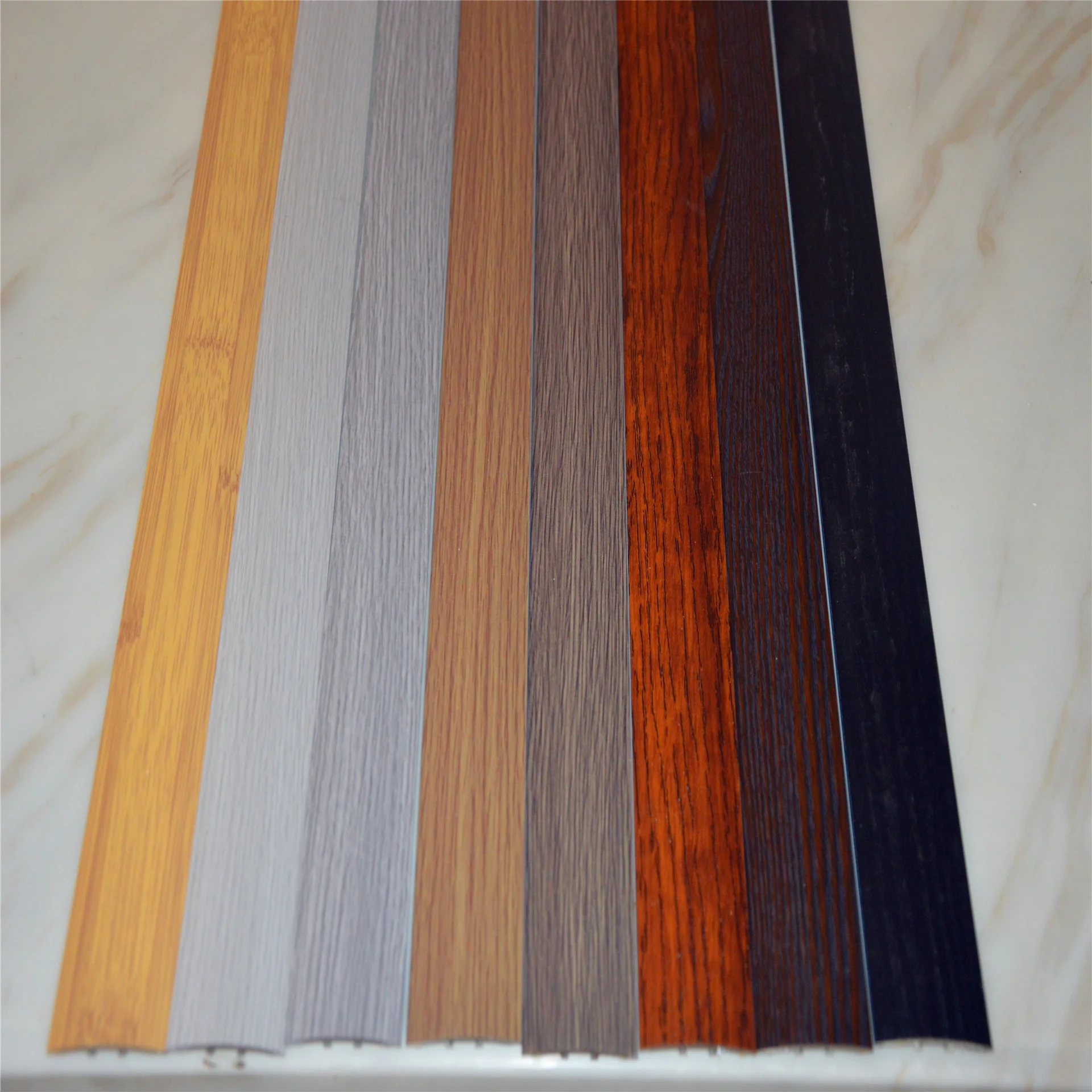 Customized Aluminum floor vinyl flooring trim pvc flooring edge trim