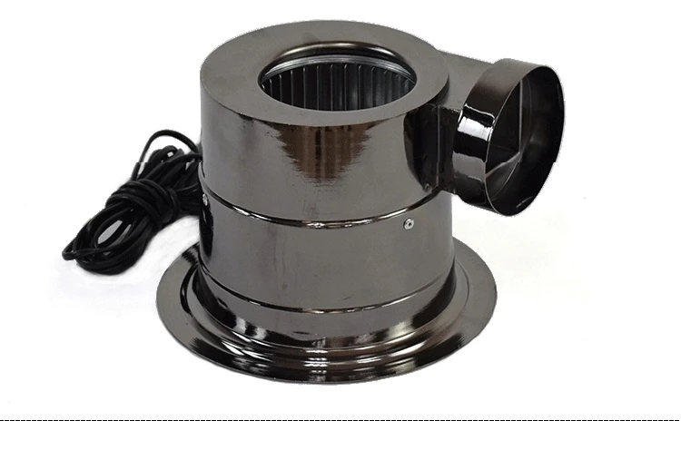 Korean indoor restaurant barbecue Smoke exhaust pipe with fan and lampshade